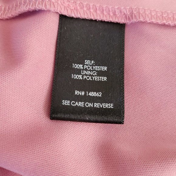 Torrid 1 Blush Pink Floral Georgette Midi Dress Keyhole Neck A Line 1X - Picture 10 of 11